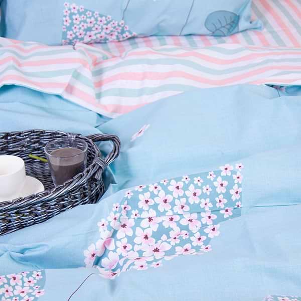 Фото - Комплект постільної білизни дитячий MirSon Бязь 17-0012 Samanta 110х140 (2200001382435)