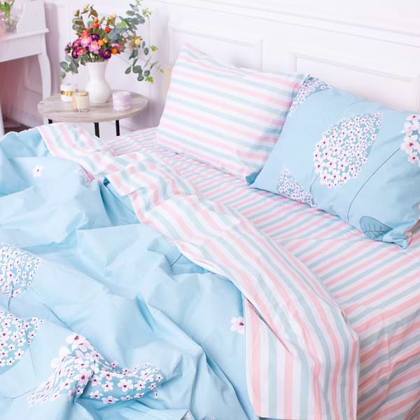 Фото - Комплект постільної білизни дитячий MirSon Бязь 17-0012 Samanta 110х140 (2200001382435)