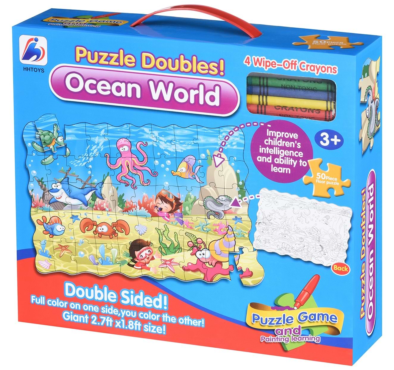 Пазли (3-4 роки) Same Toy Підводний світ (2036Ut)