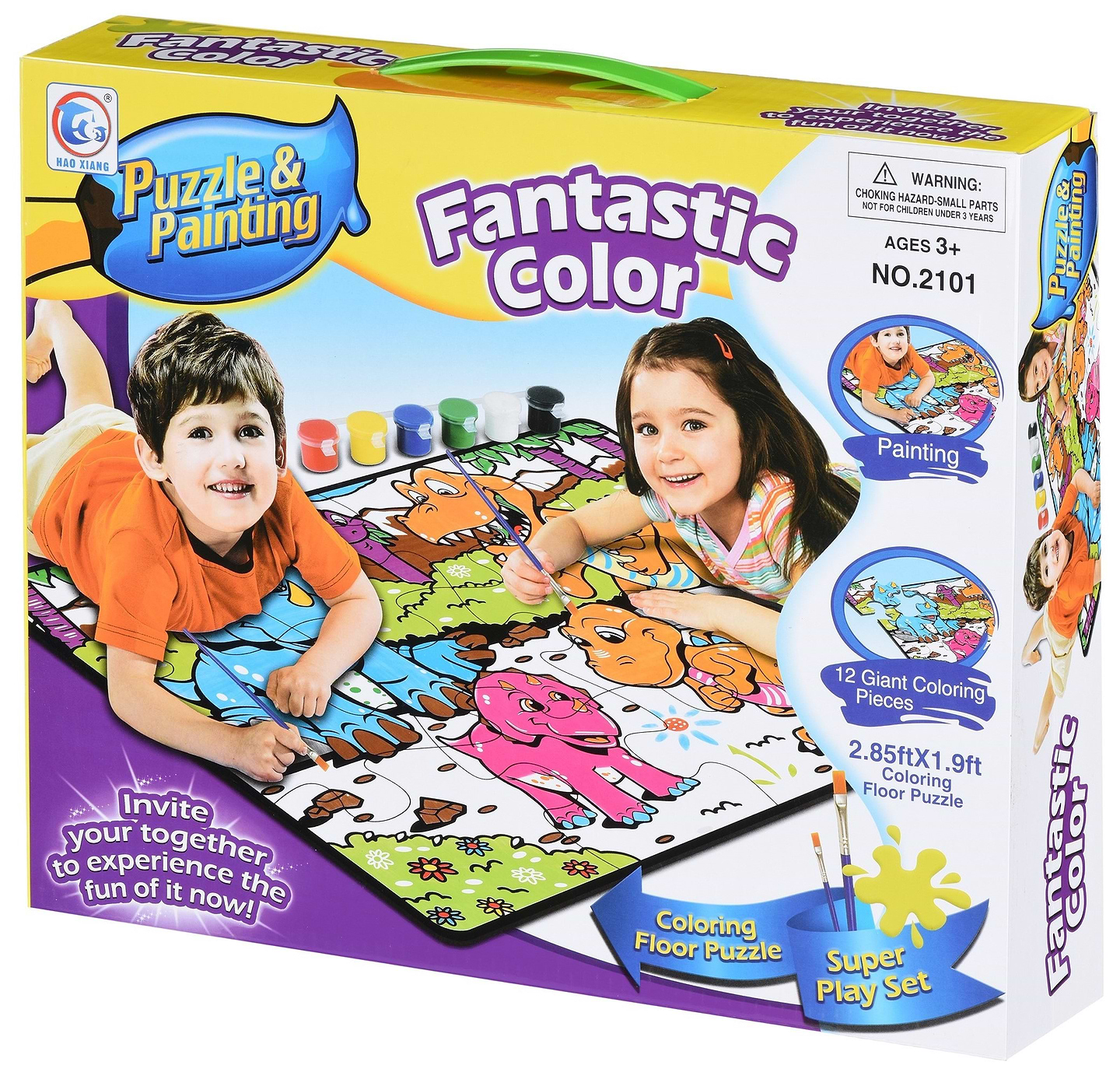 Пазли (3-4 роки) Same Toy Динозаври (2101Ut)