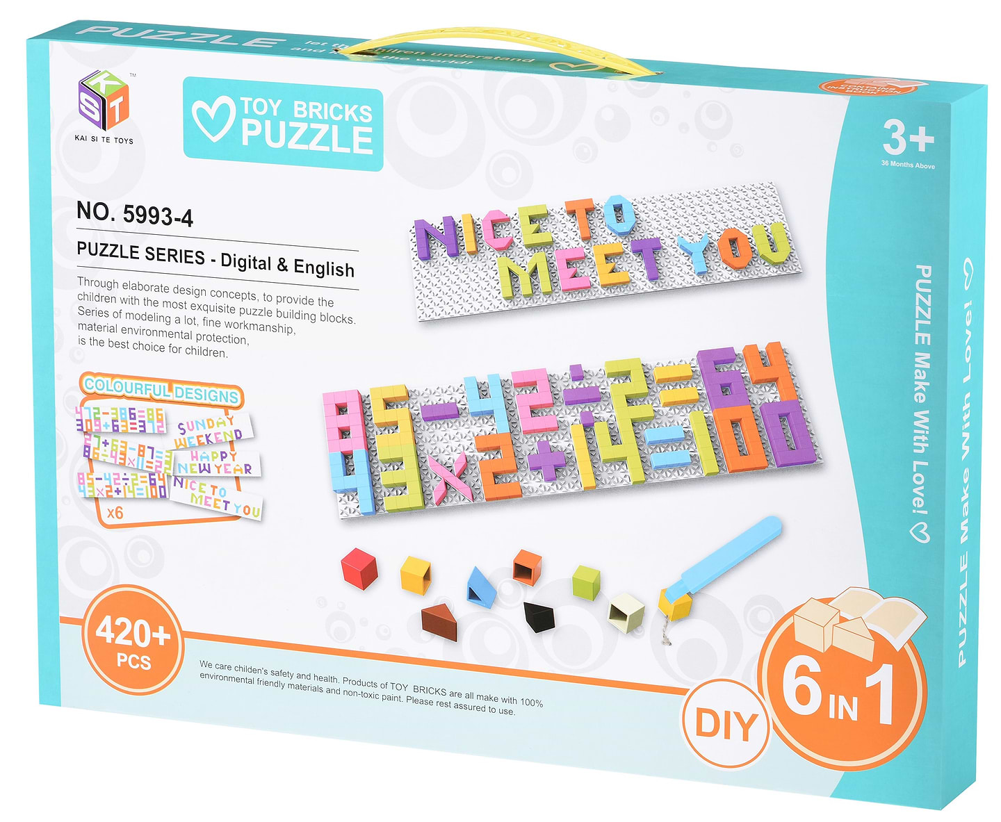 Пластиковая мозаика Same Toy Colour Ful Designs 420 эл. (5993-4Ut)