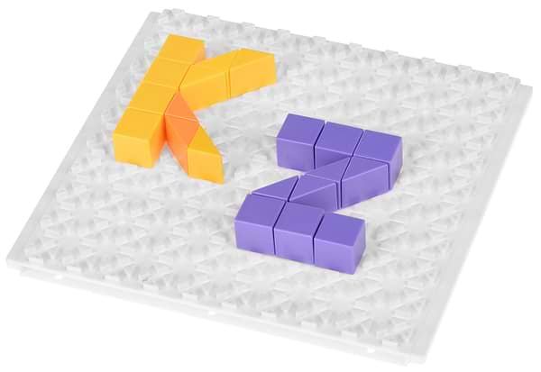 Фото - Пластиковая мозаика Same Toy Puzzle Art Alphabet Series 126 эл. (5990-3Ut)