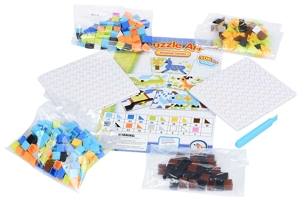 Фото - Пластикова мозаїка Same Toy Puzzle Art Animal Serias 306 ел. (5991-6Ut)