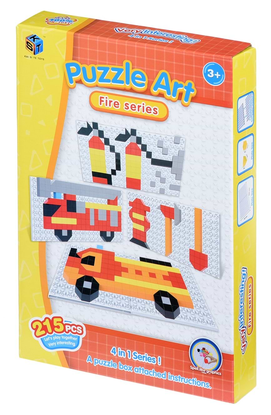 Пластиковая мозаика Same Toy Puzzle Art Fire Serias 215 эл. (5991-3Ut)