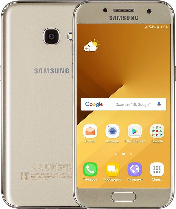 Фото - Смартфон Samsung A320F Galaxy A3 2017 Gold Sand