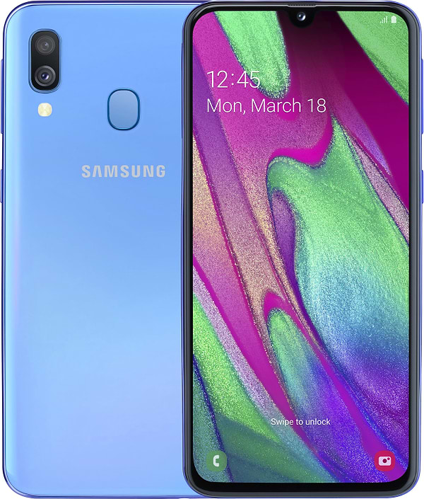 Фото - Смартфон Samsung Galaxy A40 64Gb Blue (SM-A405FZBD)