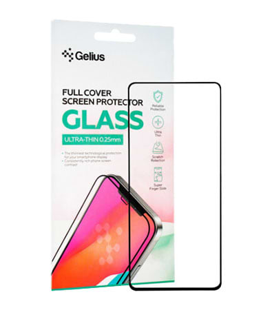 Фото - Захисне скло для смартфону Gelius Full Cover Ultra-Thin 0.25mm for Samsung A725 (A72) Black (89788)