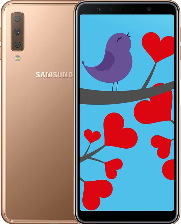 Фото - Смартфон Samsung Galaxy A7 2018 Gold (SM-A750)