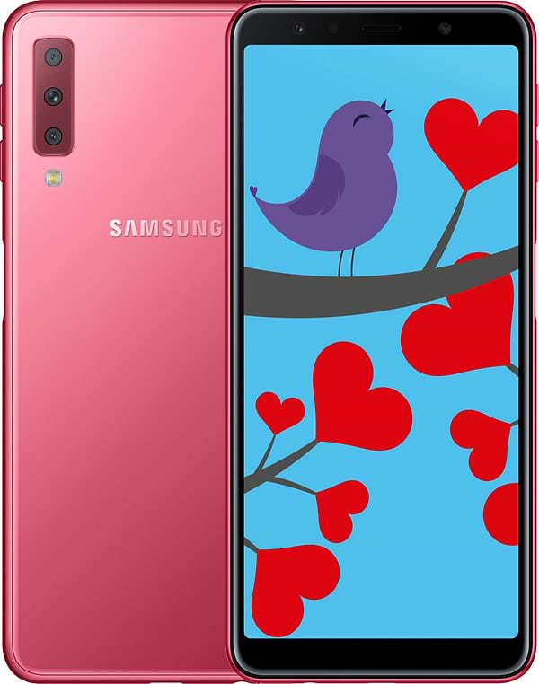 Фото - Смартфон Samsung Galaxy A7 2018 Pink (SM-A750)