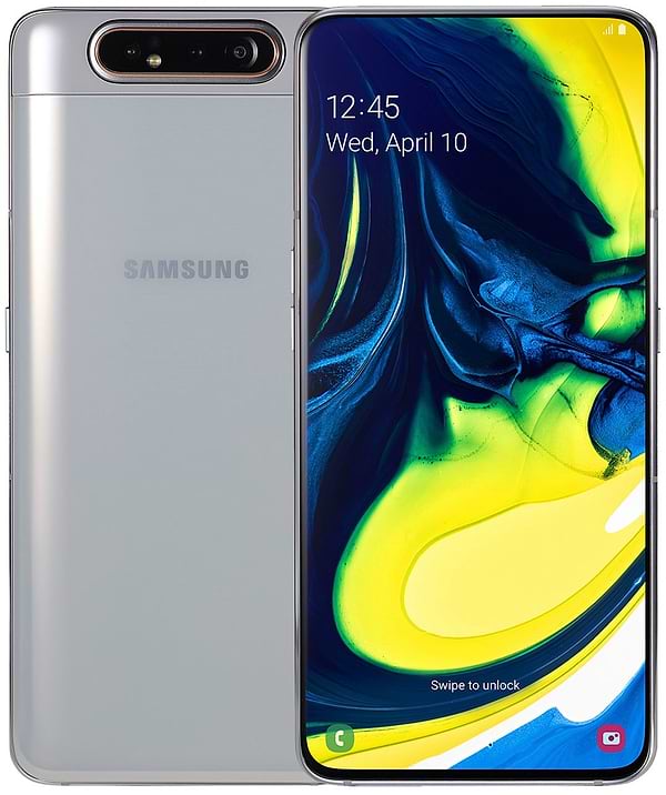 Фото - Смартфон Samsung Galaxy A80 8/128Gb Ghost White (SM-A805FZSD)