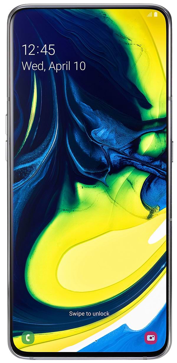 Фото - Смартфон Samsung Galaxy A80 8/128Gb Ghost White (SM-A805FZSD)