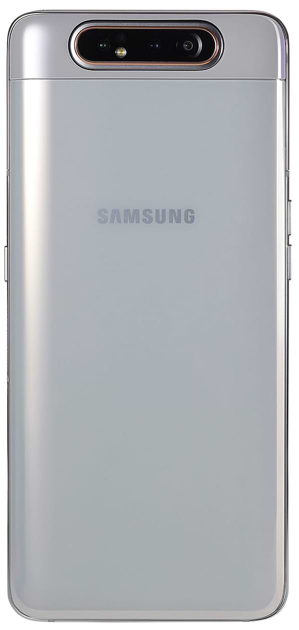 Фото - Смартфон Samsung Galaxy A80 8/128Gb Ghost White (SM-A805FZSD)