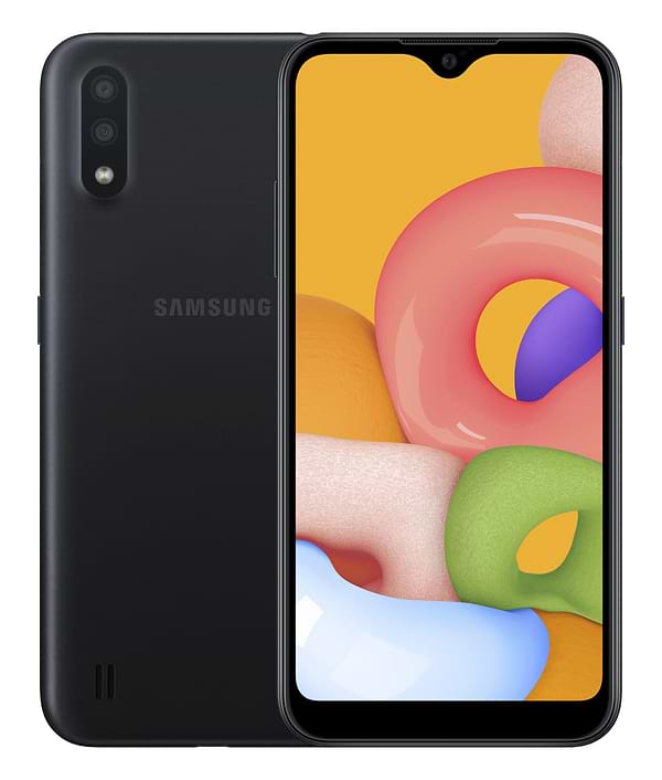 Фото - Смартфон Samsung Galaxy A01 2/16Gb Black (SM-A015FZKDSEK)