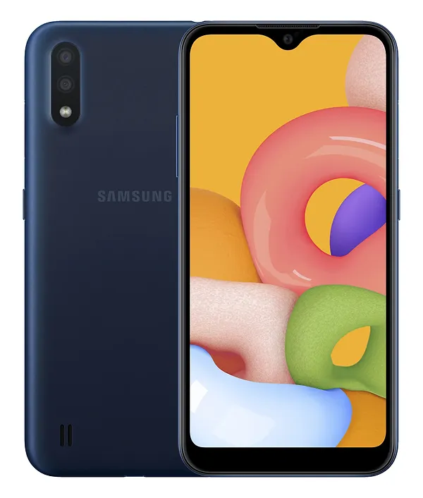 Фото - Смартфон Samsung Galaxy A01 2/16Gb Blue (SM-A015FZBDSEK)