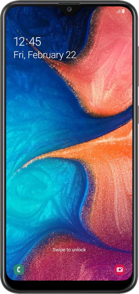 Фото - Смартфон Samsung Galaxy A20 3/32Gb Black (SM-A205FZKV)