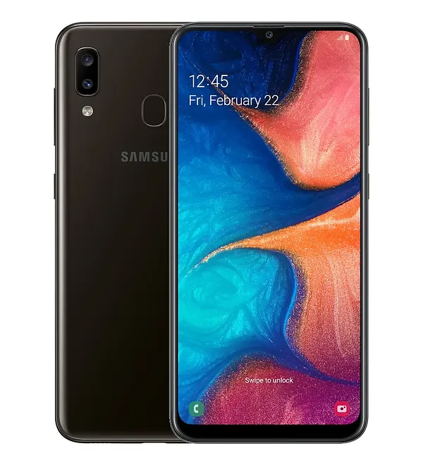 Фото - Смартфон Samsung Galaxy A20 3/32Gb Black (SM-A205FZKV)