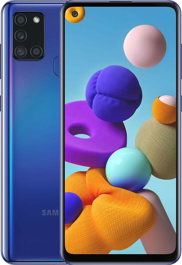 Фото - Смартфон Samsung Galaxy A21s 3/32Gb Blue (SM-A217FZBNSEK)