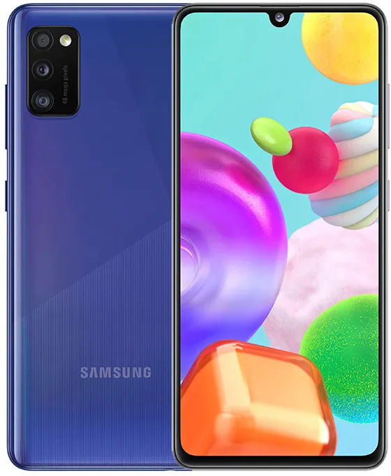 Фото - Смартфон Samsung Galaxy A41 Blue (SM-A415FZBDSEK)