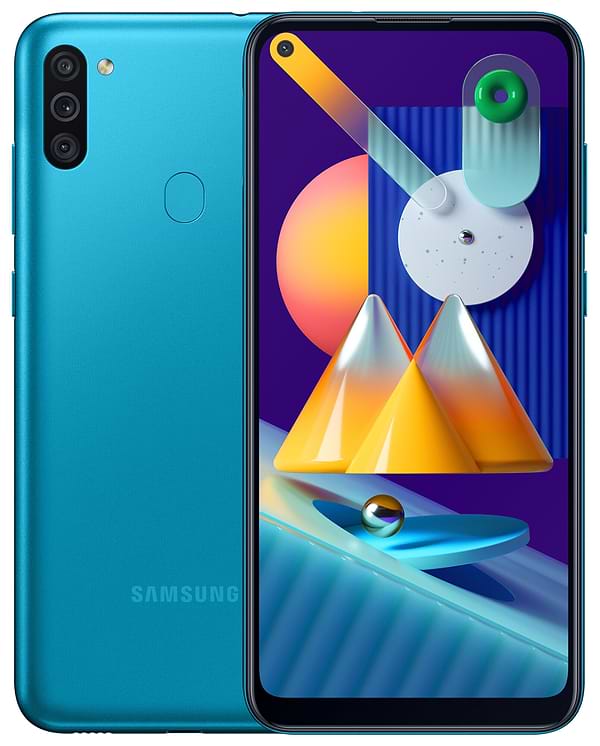 Фото - Смартфон Samsung Galaxy M11 Blue (SM-M115FMBNSEK)