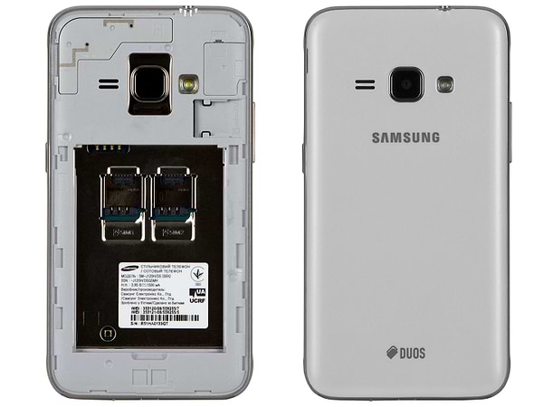 Фото - Смартфон Samsung J120H/DS J1 White