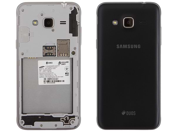 Фото - Смартфон Samsung Galaxy J3 (2016) Black (SM-J320)