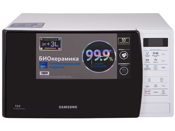 Фото - Микроволновая печь (СВЧ) Samsung ME83KRW-1/BW