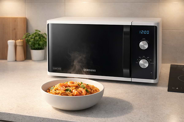 Фото - Мікрохвильова піч (НВЧ) Samsung MS23K3614AW/UA