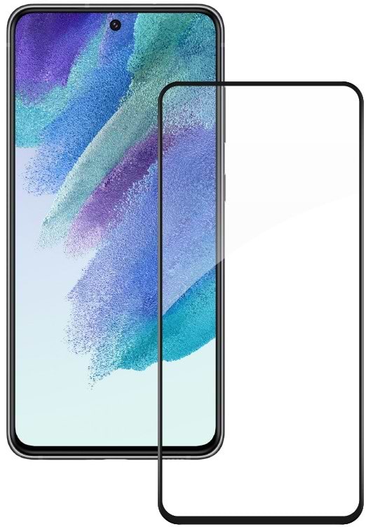 Защитное стекло для смартфона ACCLAB Full Glue for Samsung S21FE Black (1283126521683)