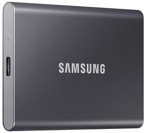 Фото - SSD-накопичувач зовнішній Samsung T7 Titan Grey 1 TB (MU-PC1T0T/WW)