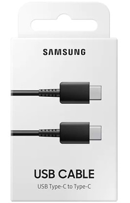 Фото - Кабель синхронизации данных Samsung Type-C to Type-C - 1m Black (EP-DA705BBRGRU)