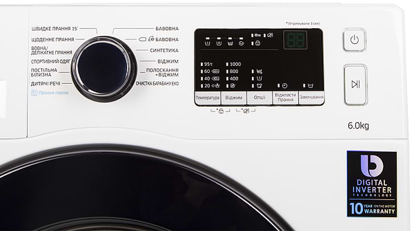 Фото - Стиральная машина Samsung WW60J30G03WDUA