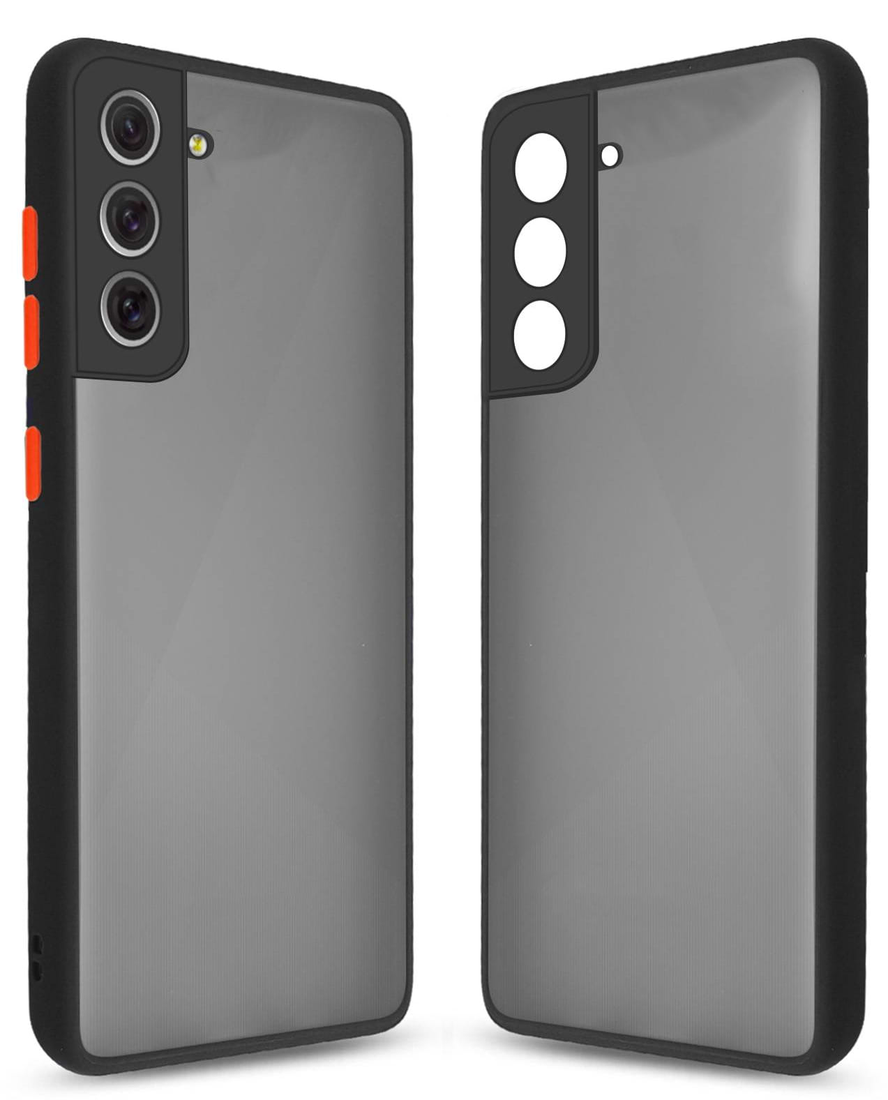 Чехол для смартфона MakeFuture Frame Matte PC+TPU Samsung S21 FE Black (MCMF-SS21FEBK)