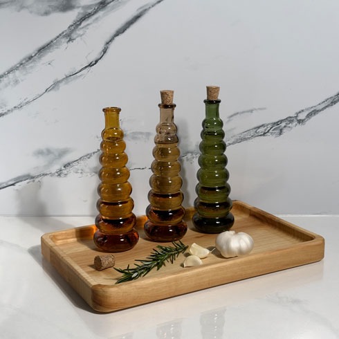 Фото - Емкость для масла и уксуса SAN MIGUEL Бутылка с пробкой BOLAS 120 мл корица (5303DB04)