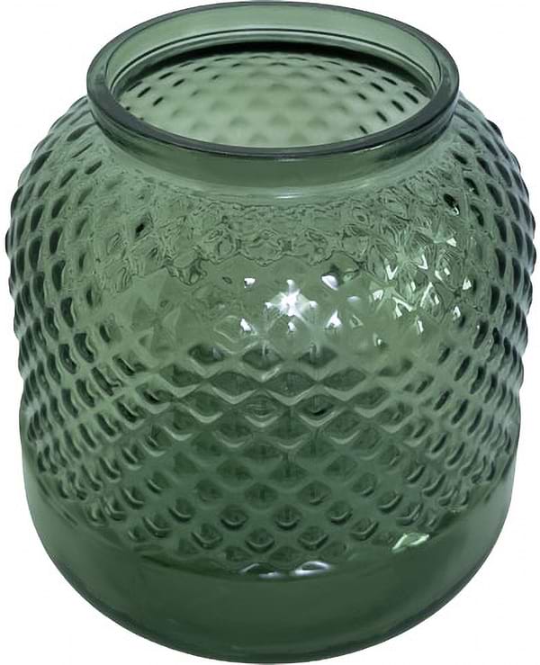 Фото - Ваза SAN MIGUEL DIAMANTE 19 см зеленая волна (5949DB408)