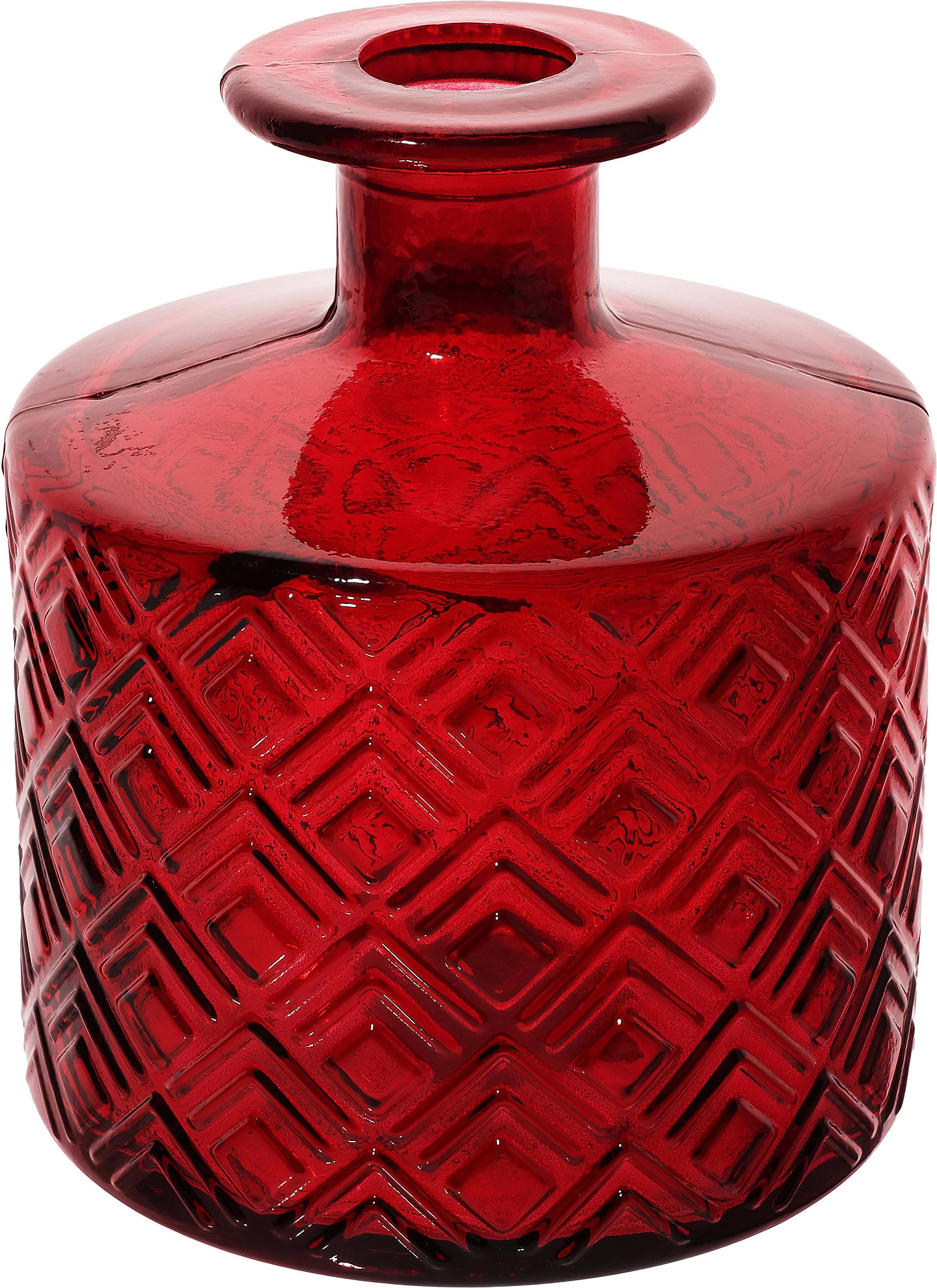 Ваза SAN MIGUEL NIHON H12XD10CM червоний (5952DB06)