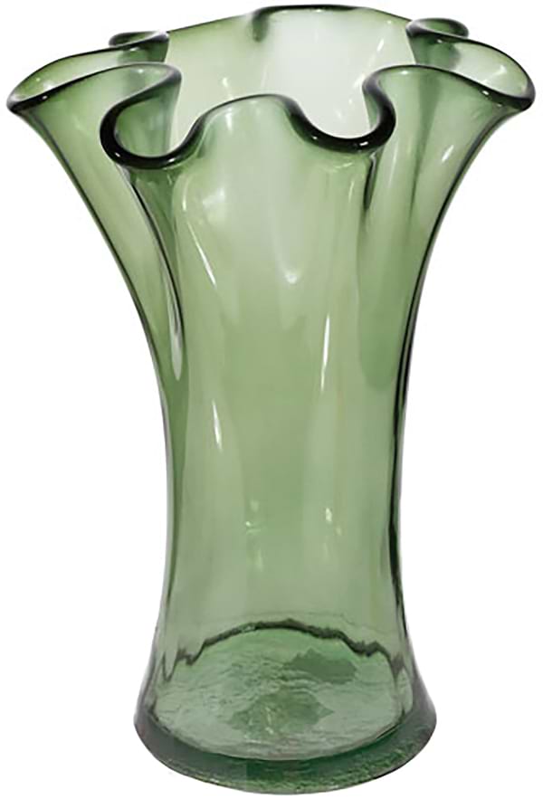 Фото - Ваза SAN MIGUEL ARTESANIA 23 см зеленая волна (6090DB408)