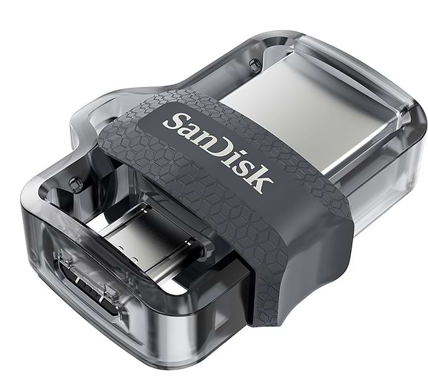 Фото - Флеш USB SanDisk Ultra Dual 128GB USB 3.0 OTG Black (SDDD3-128G-G46)