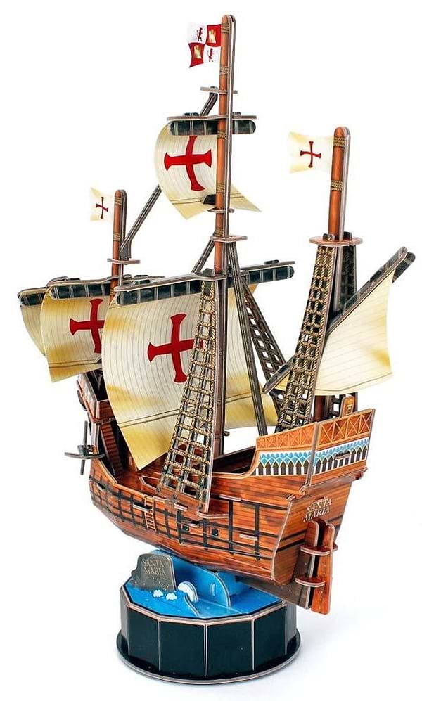 Фото - 3D пазли Cubic Fun "Корабель Санта Марія" (T4031h)