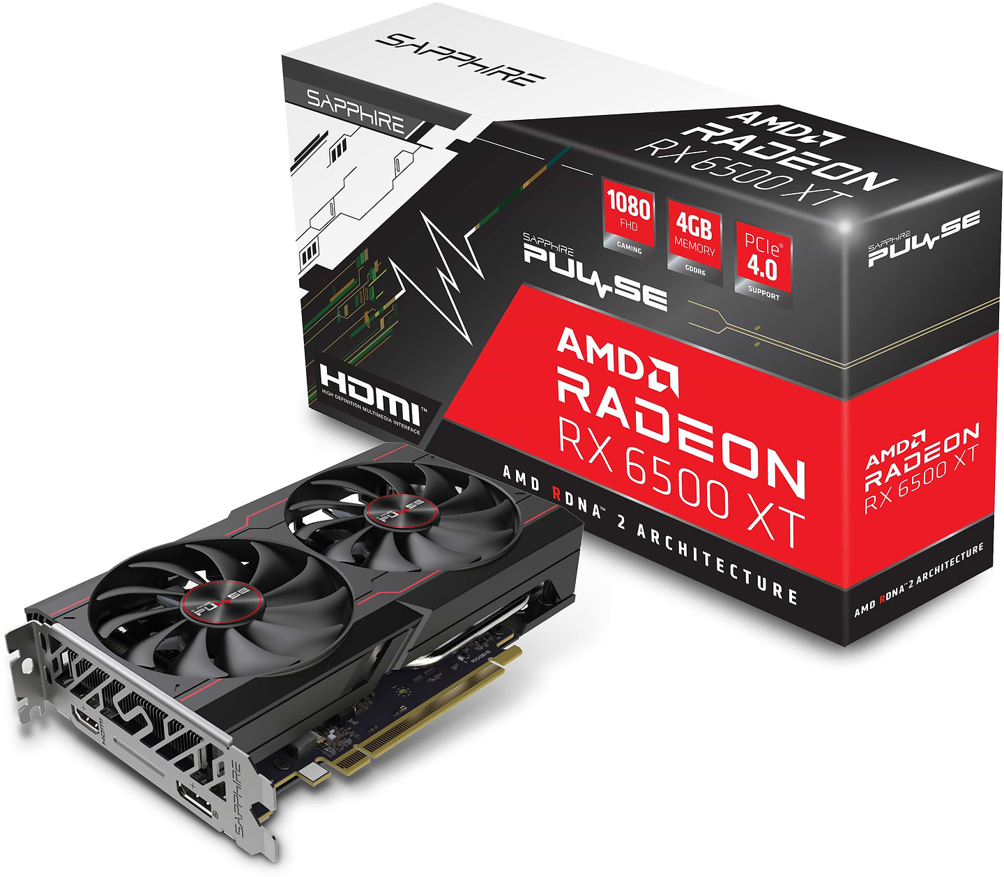 Видеокарта Sapphire AMD RX 6500 XT (11314-01-20G)