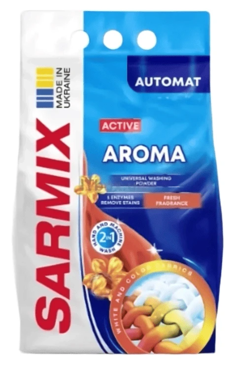 Стиральный порошок SARMIX Active Aroma 4 кг (4820268105714)