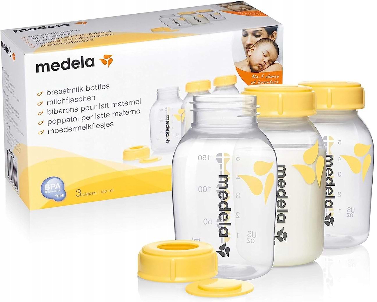 Бутылочка для кормления Medela 150 мл 3 шт. (800.0796)