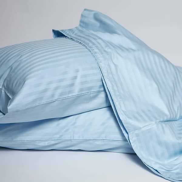 Фото - Комплект постільної білизни Moon&Star Satin Stripe Ocean Calm 200х220 (MS-820008658)