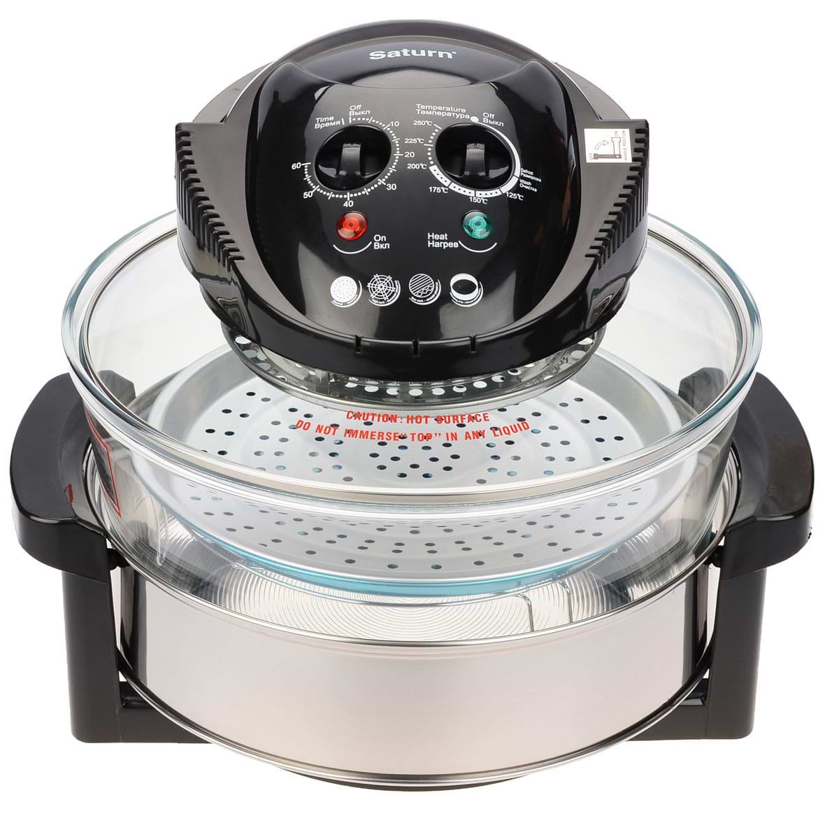 Аэрогриль Saturn ST-CO9151 Black New - Фото 1
