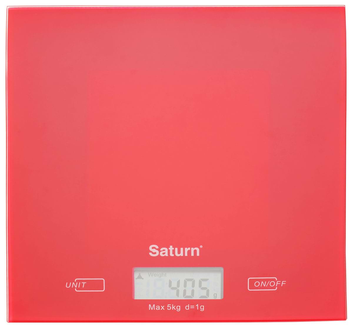 Ваги кухонні Saturn ST-KS7810 Red - Фото 1