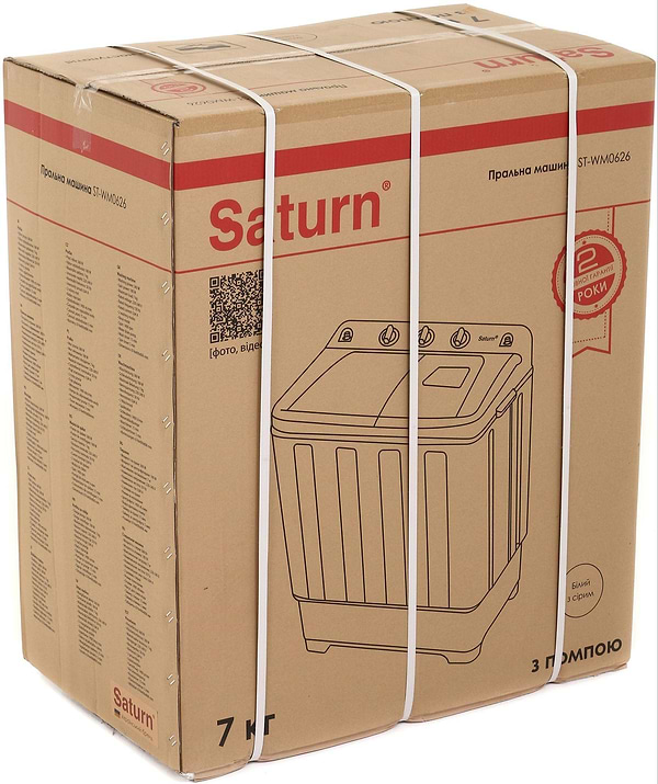 Фото - Пральна машина Saturn ST-WМ0626 Gray