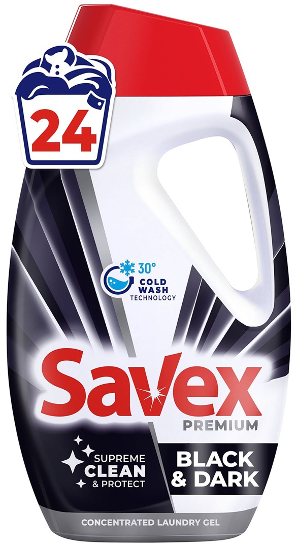 Гель для прання SAVEX Premium BLACK&DARK 0.960 л (3800024050084)