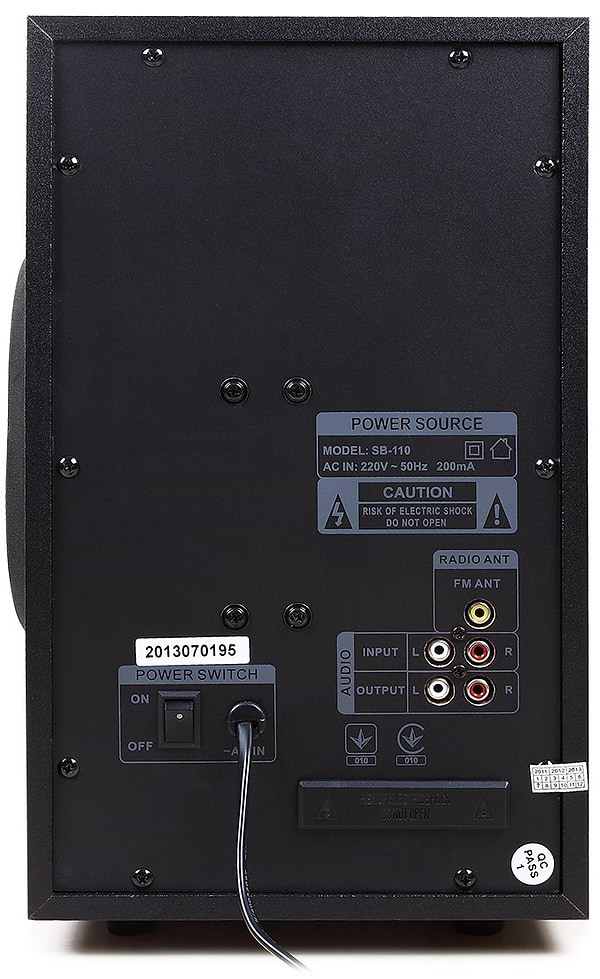 Фото - Комп'ютерна акустика 2.1 Gemix SB-110 black