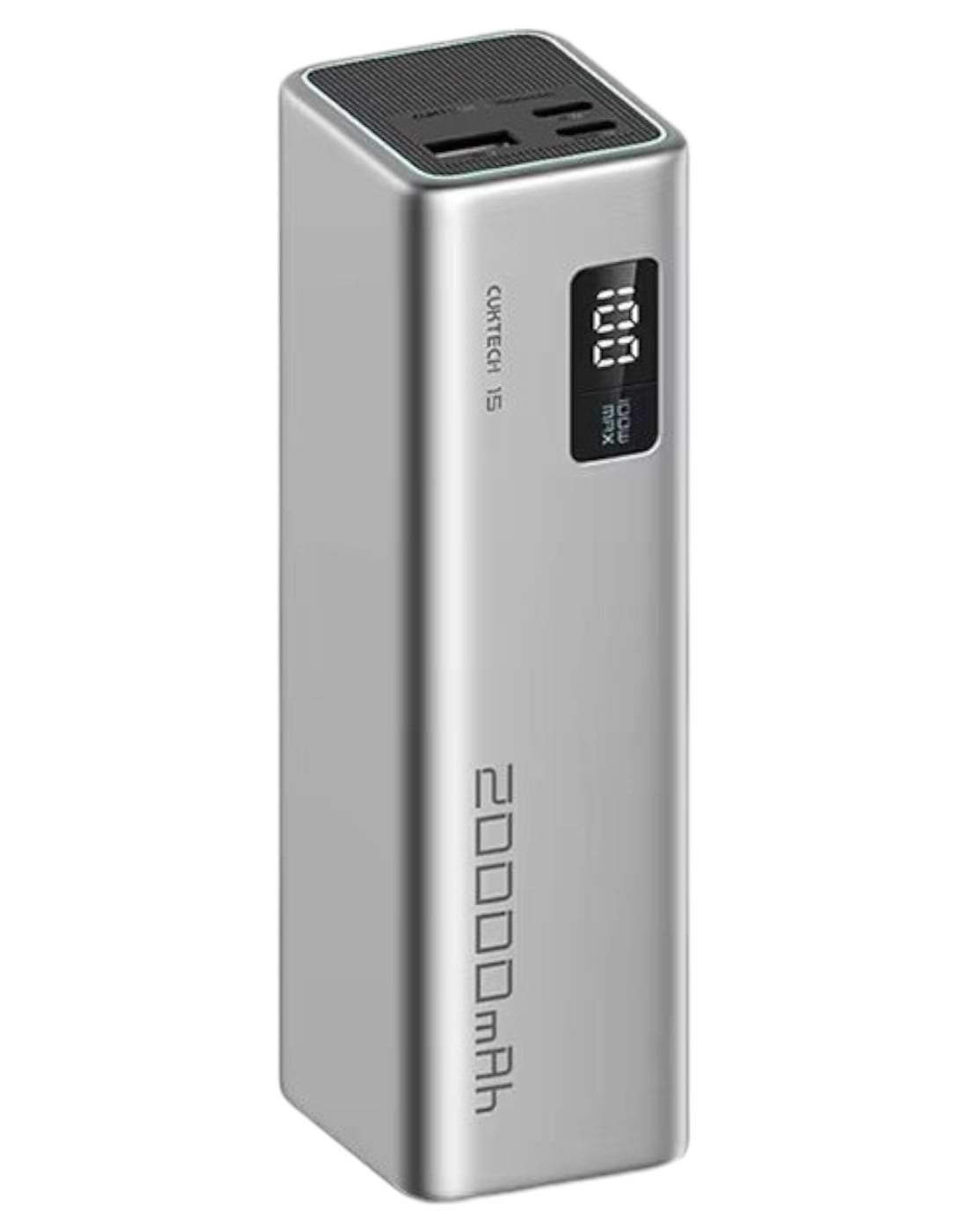 Батарея мобільна CUKTECH PB200 20000mAh 85W 2C1A Grey - Фото 1