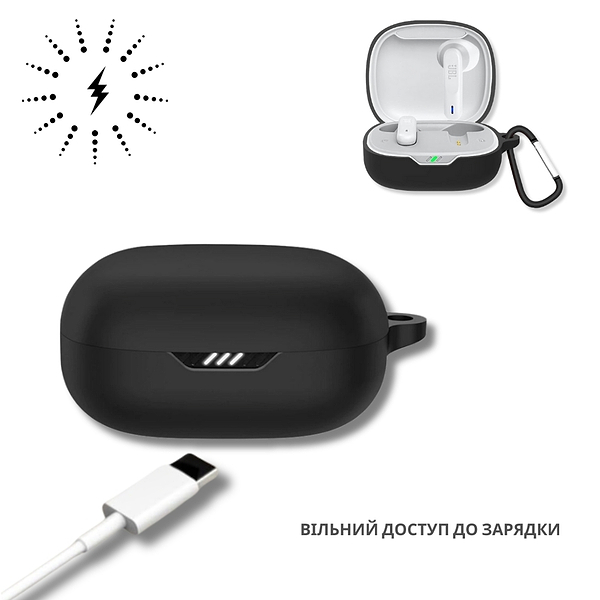 Фото - Чехол для наушников BeCover for JBL Wave Flex 2 Black (714830)