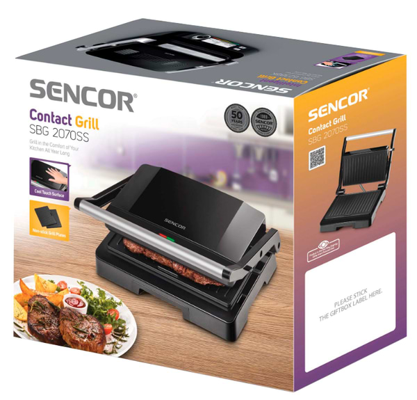 Фото - Гриль-барбекю электрический Sencor SBG 2070SS